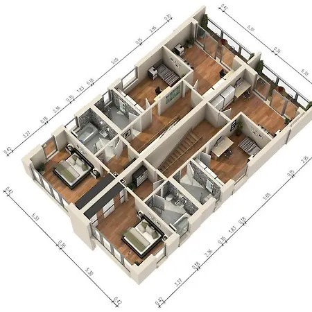 アパート Niesen - Aare Jungfrau Ag シュピーツ